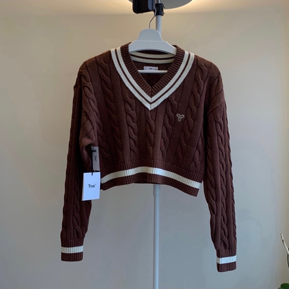 Aritzia TNA cropped sweater
